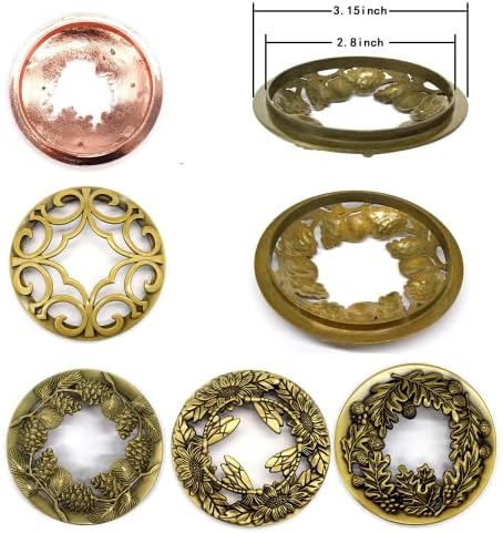 Hion Jar Candle Covers for Even Burn and Scent Distribution