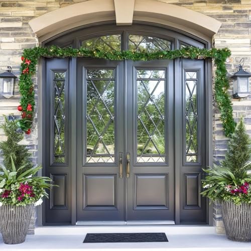 Adjustable Door Garland Hanger 32-88 Inch Metal Wreath Holder for Christmas and Halloween Decor