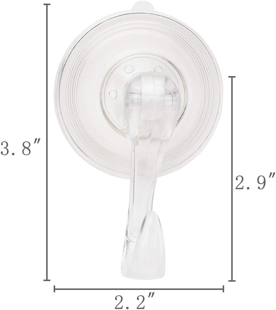 Christmas Wreath Holders Suction Cup Hooks for Glass Windows and Doors