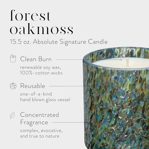 LAFCO New York Signature Candle Forest Oakmoss 155 Oz 90-Hour Burn