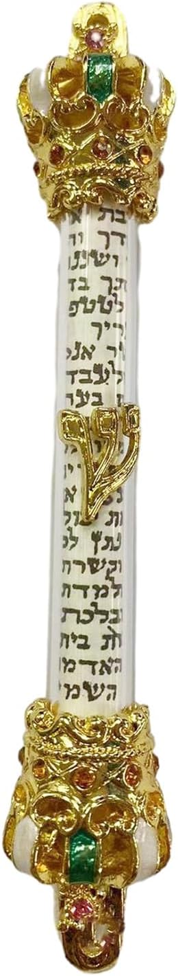 Bible Crowns Scroll Door Mezuzah Decor Gift