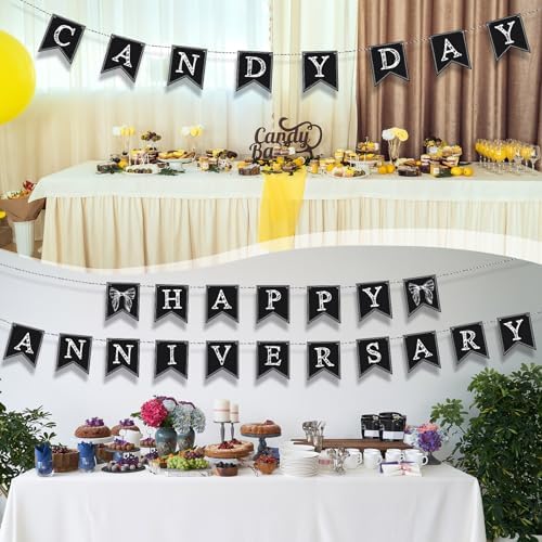 TaoBary 41 Pcs Chalkboard Pennant Banner Set for Events