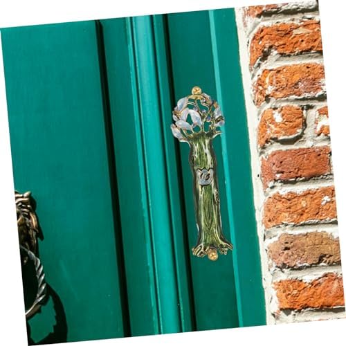 Retro Metal Religious Doorpost Scroll Deco