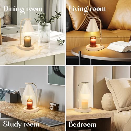Candle Warmer Lamp with Timer and Dimmer Control