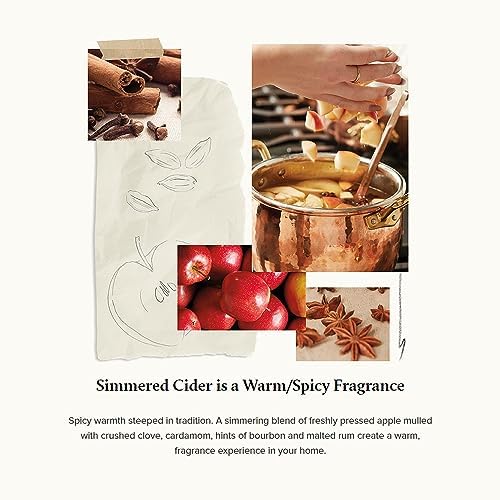 Thymes Simmered Cider Scented Candle - Rose Gold Jar 2 oz