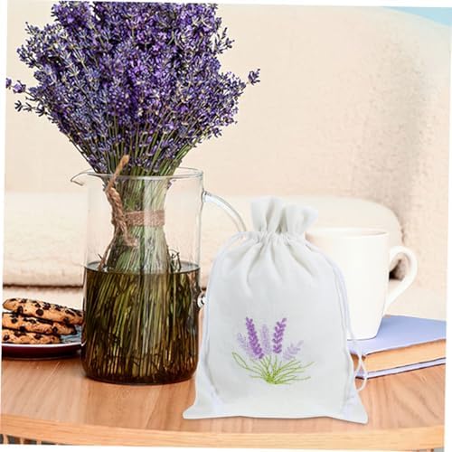 Lavender Sachet Bag Reusable Drawstring Muslin Wedding Favor