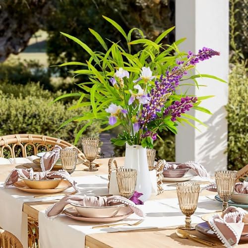 6pcs Artificial Greenery Stems 275 Inch Spring Plants for Flower Arrangements and Wedding Decor