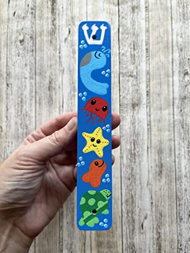 Sea Creatures Mezuzah Scroll Case