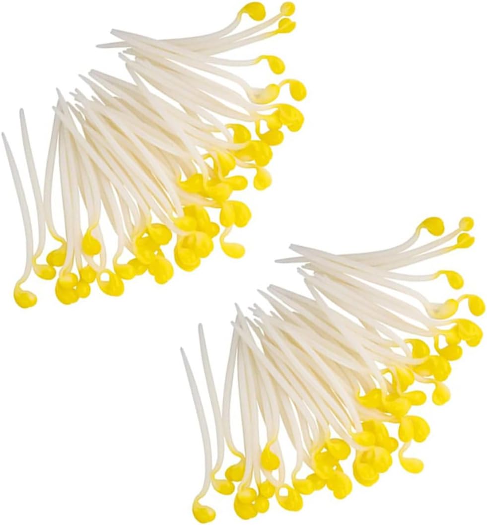 50Pcs Realistic Artificial Bean Sprouts Decor for Kitchen and Garden