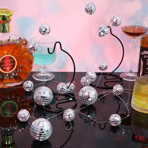 8 Strands Sparkling Mini Disco Ball Decorations