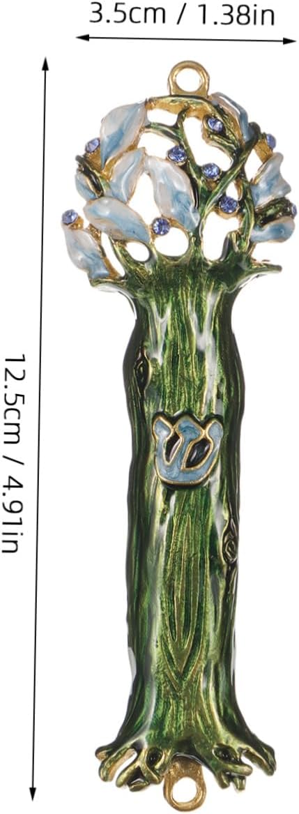 Retro Metal Religious Doorpost Scroll Deco