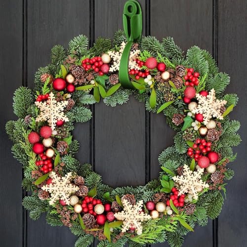 Reusable Christmas Wreath Hanger Set of 12