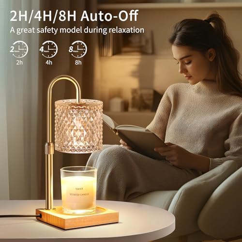 YAYIT Candle Warmer Lamp with Timer and Dimmer