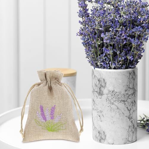 Luxshiny Lavender Scented Linen Sachets 10pcs