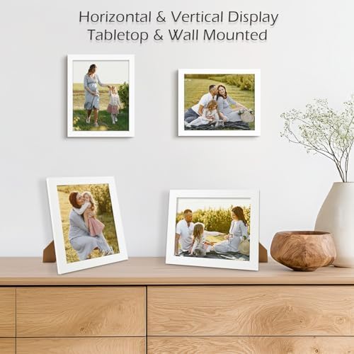 Golden State Art 8x10 White Photo Frame Set of 10