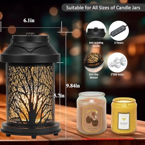 Dialans Candle Warmer Lamp with Timer and Dimming