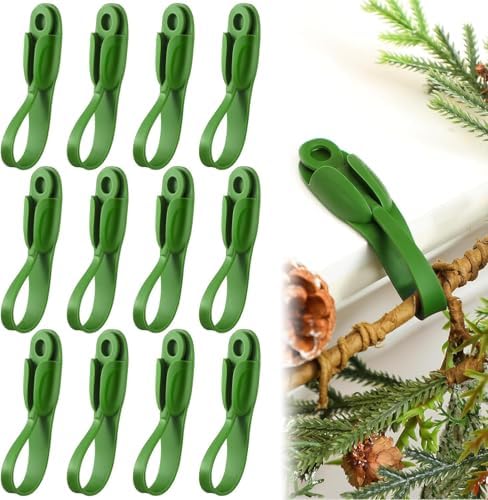 Reusable Christmas Wreath Hanger Set of 12