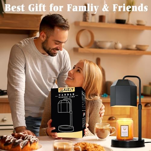 XJZJY Candle Warmer Lamp with Timer Dimmer Black