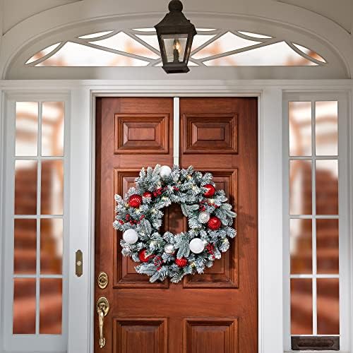 Haute Decor Adjustable Wreath Hanger Matte White