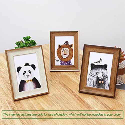 Big Role 4x6 Picture Frame Set with Easel Stand