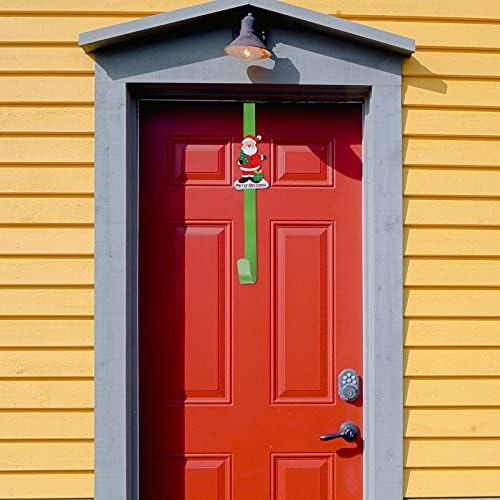 3 Pack Christmas Wreath Hangers with Snowman Reindeer Decoration