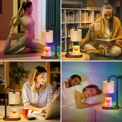 ZENLEA Candle Warmer Lamp with Timer and RGB Light