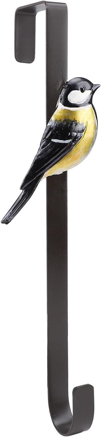 TYTOGE Front Door Hanger Hook Bird Shape Wrought Iron Wreath Holder