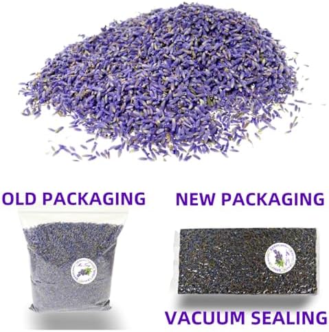 100 Natural Dried Lavender Buds 7oz for Crafts and Decor