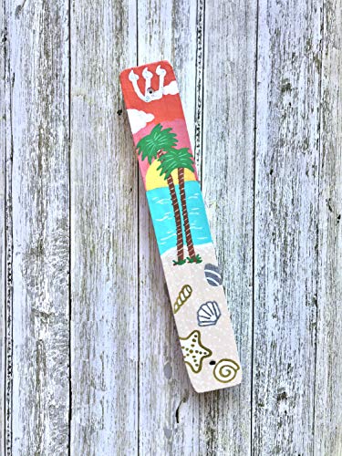 Tropical Mezuzah with Scroll Mount
