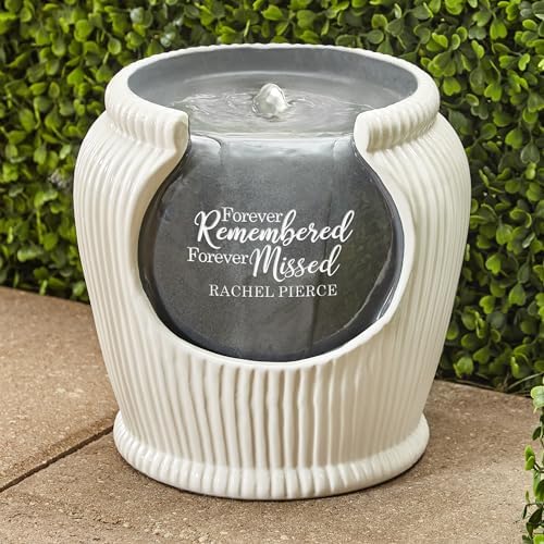 Lets Make Memories Personalized Memorial Fountain