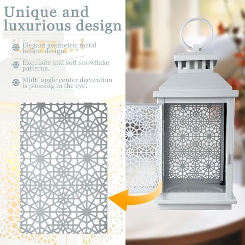 White Lighthouse Style Candle Warmer Lamp with Timer and Dimmer