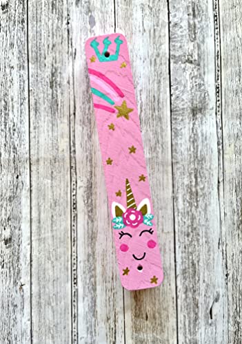 Unicorn Mezuzah Scroll Case for Kids