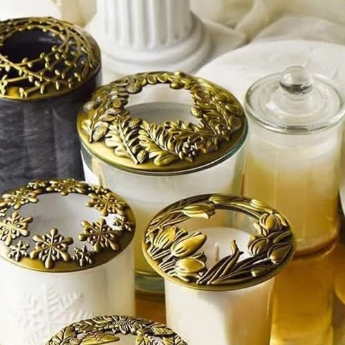 Hion Jar Candle Covers for Even Burn and Scent Distribution