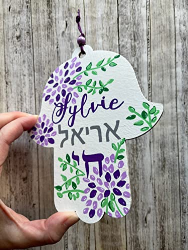 Lea Joelle Handmade Hamsa Mezuzah Gift Set