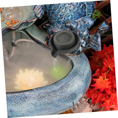 DIYEAH Tabletop Water Fountain with Rotating Millstone