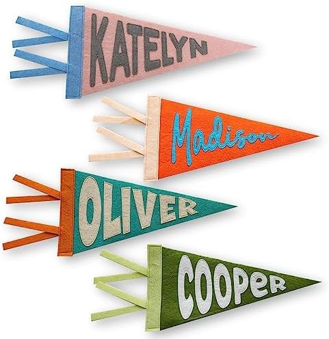 Personalized Name Pennant for Nursery Decor