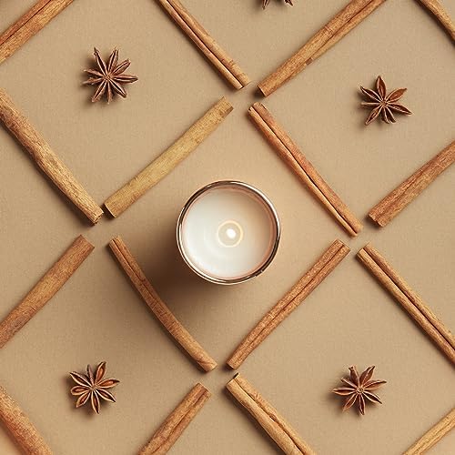 Thymes Simmered Cider Scented Candle - Rose Gold Jar 2 oz
