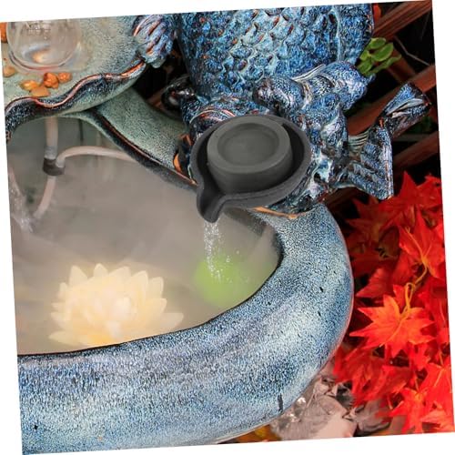 POPETPOP Rotating Millstone Tabletop Fountain with Continuous Flow