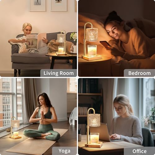 YAYIT Candle Warmer Lamp with Timer and Dimmer