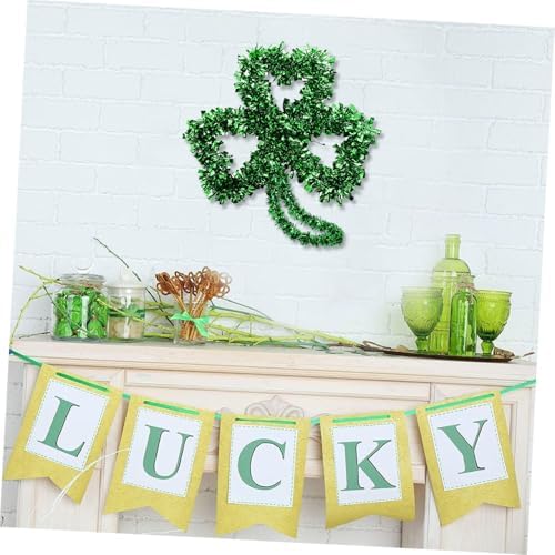 2PCS Shamrock Wreath Frame for St Patricks Day Decor