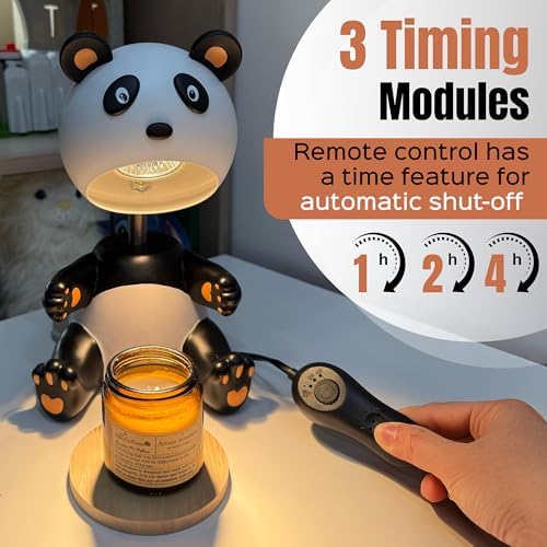 XoooX Panda Bear Candle Warmer Lamp with Timer