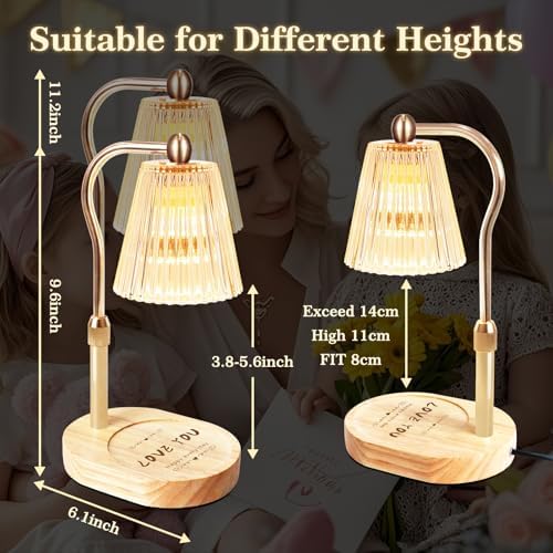 seenlast Candle Warmer Lamp with Timer and Dimmer