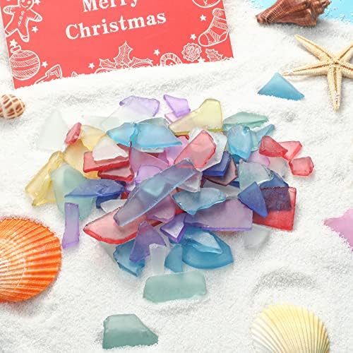 Jetec Multicolor Sea Glass Vase Filler Decor