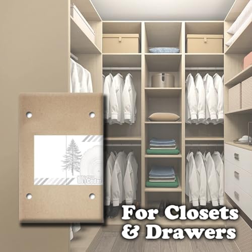 Pure Cedar Sachet 4 Pack for Closets Drawers Luggage