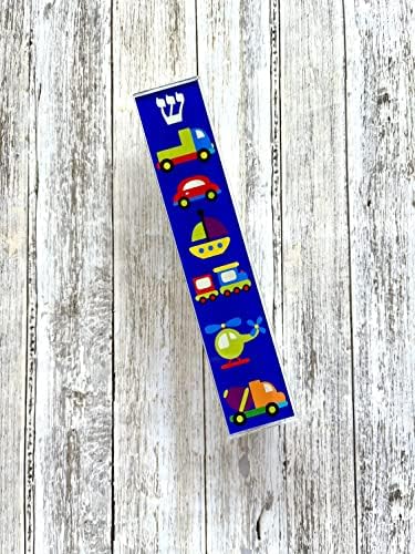 Childrens Mezuzah Scroll Case Acrylic Aluminum Waterproof 5 Inch