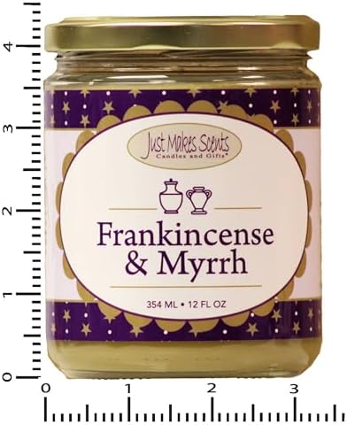 Frankincense Myrrh Soy Candle 12 Oz Jar