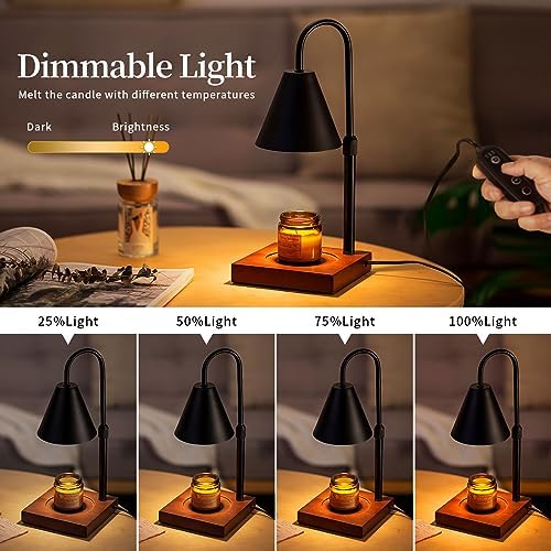 Romadedi Candle Warmer Lamp with Timer and Dimmable Light