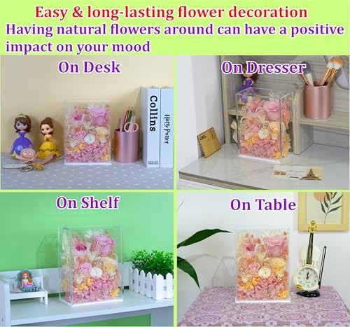 Valley of Rain Forest Preserved Rose Bush for Love and Home Decor