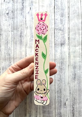 Lea Joelle Bunny Rose Mezuzah Kids Room Decor