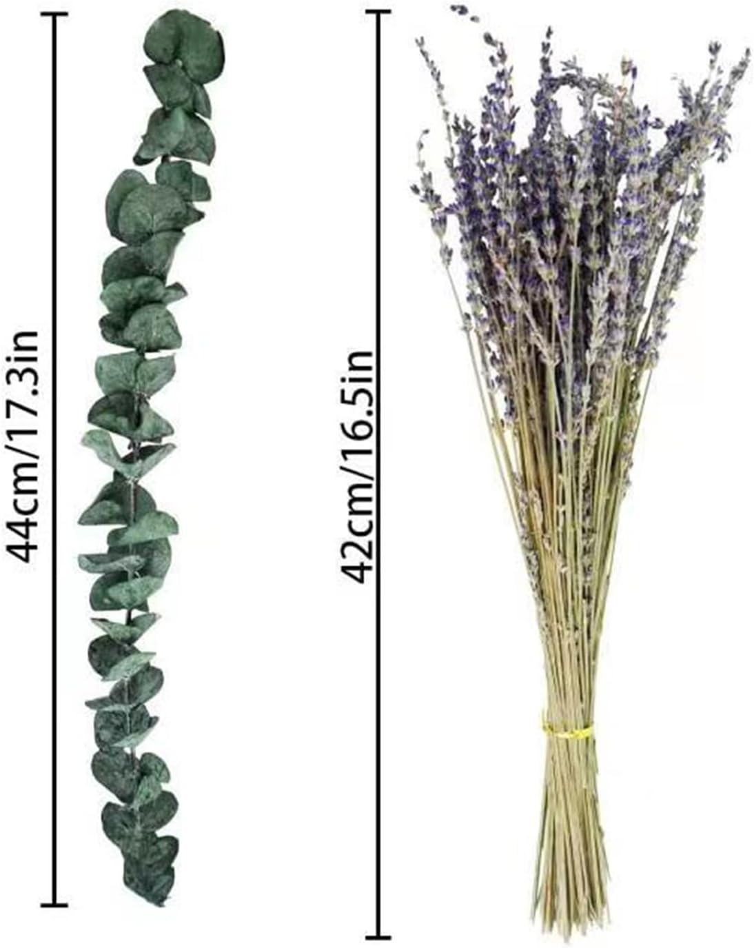 110 PCS Dried Eucalyptus Lavender Bundle for Shower